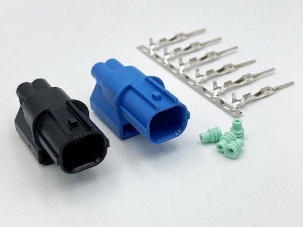 【純正 カワサキ ウインカー オス カプラー 040 HX 2PMS 青・黒 各1セット 端子*2】 検索用) Ninja H2 ZX-25R SE VERSYS-X TOURER 250拍卖