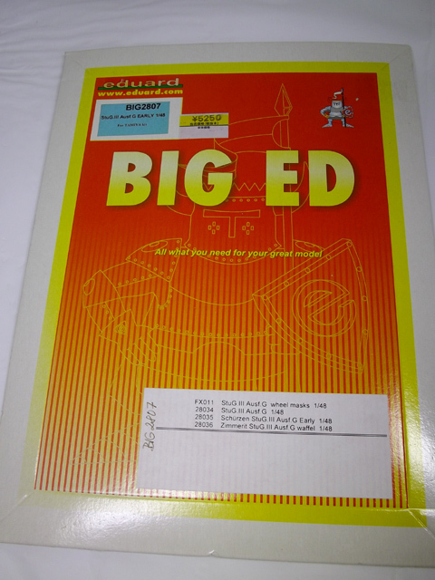 エデュアルド ビッグエド BIG ED BIG2807 タミヤ StuG.III Ausf.G EARLY 1/48 シュルツェンIII号突撃砲G型初期型 エッチングパーツセット拍卖