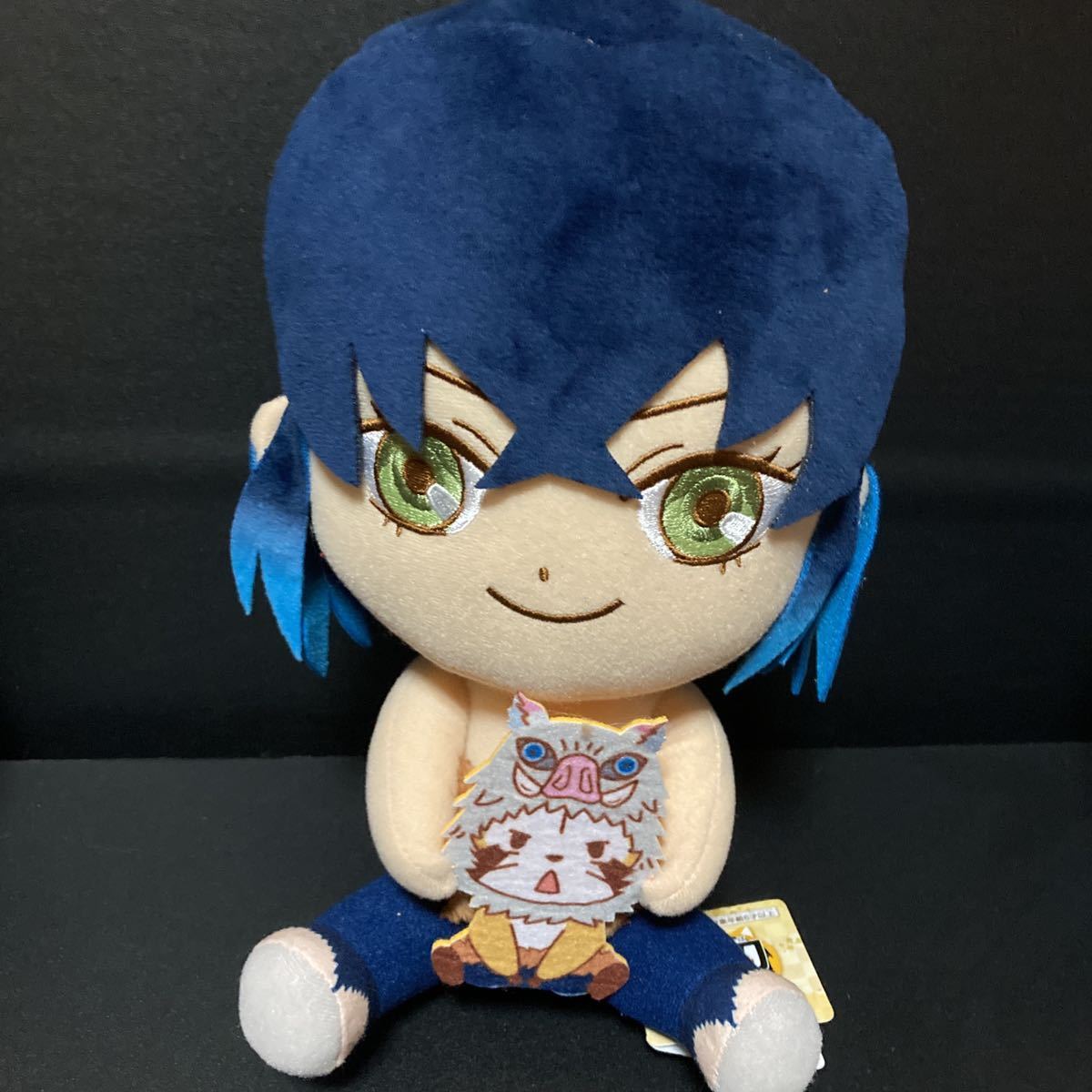 鬼滅の刃 × ラスカル コラボBIGぬいぐるみ vol.2 嘴平伊之助 ぬいぐるみ 大きめ 大きい グッズ BIG拍卖