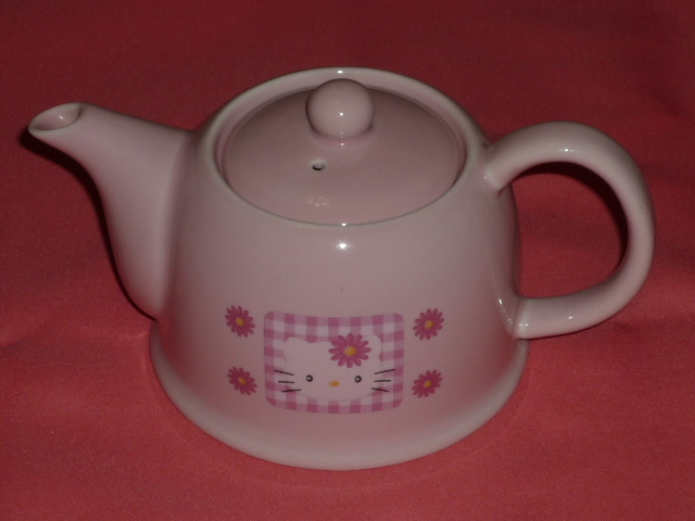 激レア!レトロ 1999年 サンリオ ハローキティ 陶器製 ポット 急須 ☆拍卖