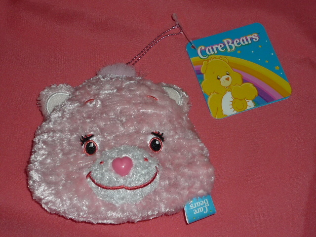 激レア!カワイイ♪2009年 Care Bears ケアベア 顔型 ぬいぐるみポーチ ☆拍卖