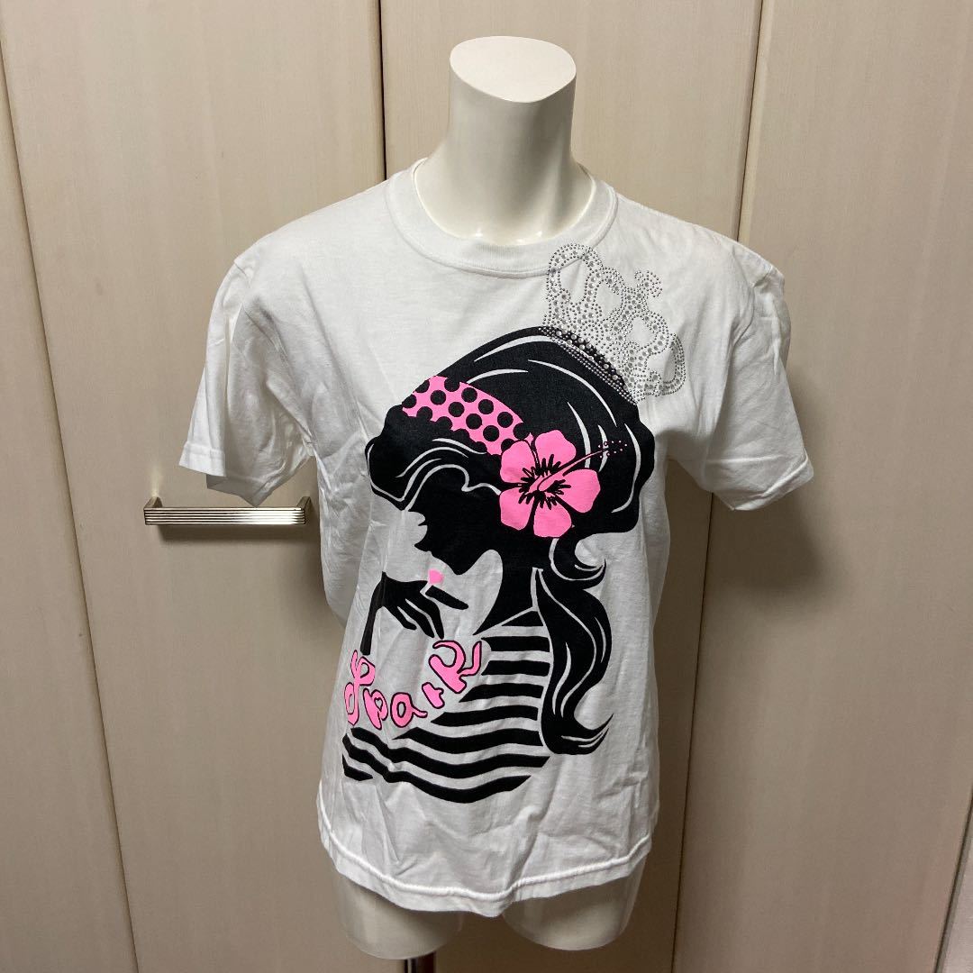 SPARK スパーク 半袖Tシャツ 女の子 王冠 ラインストーン ホワイト 日本未発売拍卖