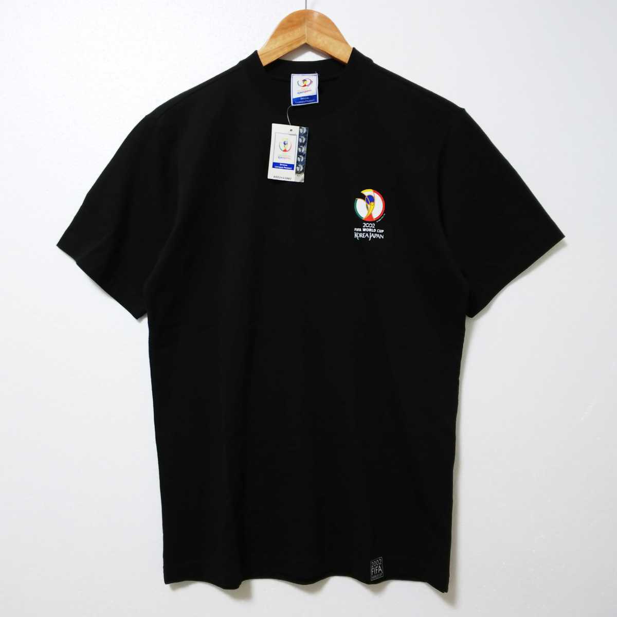【新品タグ付き】2002 FIFA ワールドカップ Korea/Japan オフィシャル 半袖Tシャツ ブラック 韓国製 未使用 自宅保管品拍卖