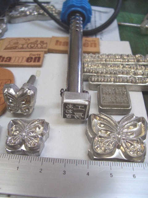 手作作品に簡単オリジナル焼印 電気コテ付 送料込み拍卖