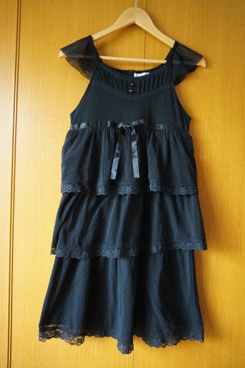 『 KUMIKYOKU 組曲 』 フリル ワンピース ◇ size TM ( 140~150 ) 拍卖