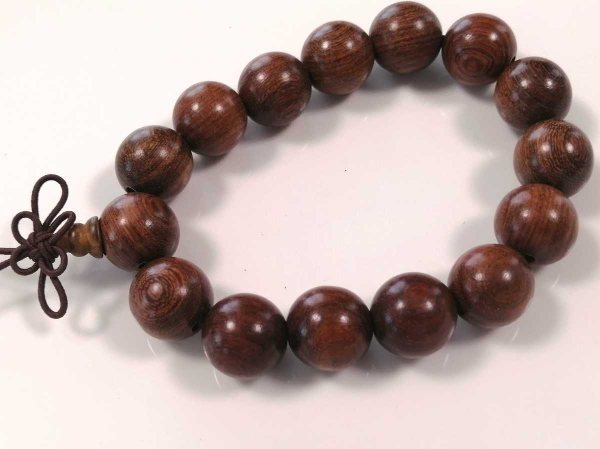 檀木 木目ブレスレット 15㎜ 拍卖