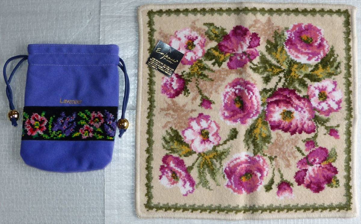 ★ 新品タグ付き アーンジョー ハンカチ・ポーチ セット 日本製 ★拍卖