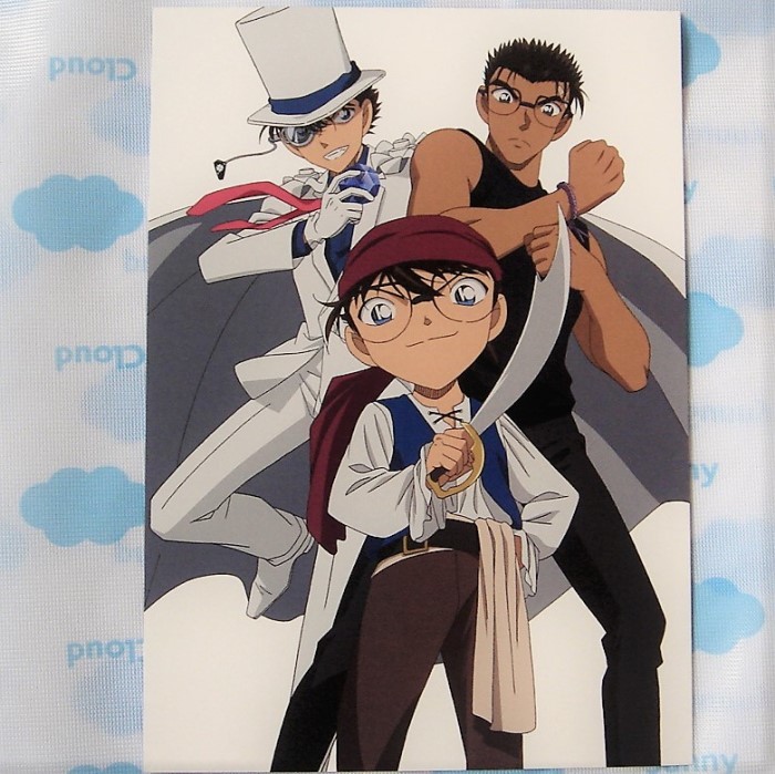 名探偵コナン 紺青の拳 豪華盤 特典 アートボード カード ポストカード 江戸川コナン 怪盗キッド 京極真 ブルーレイ DVD 円盤 非売品拍卖