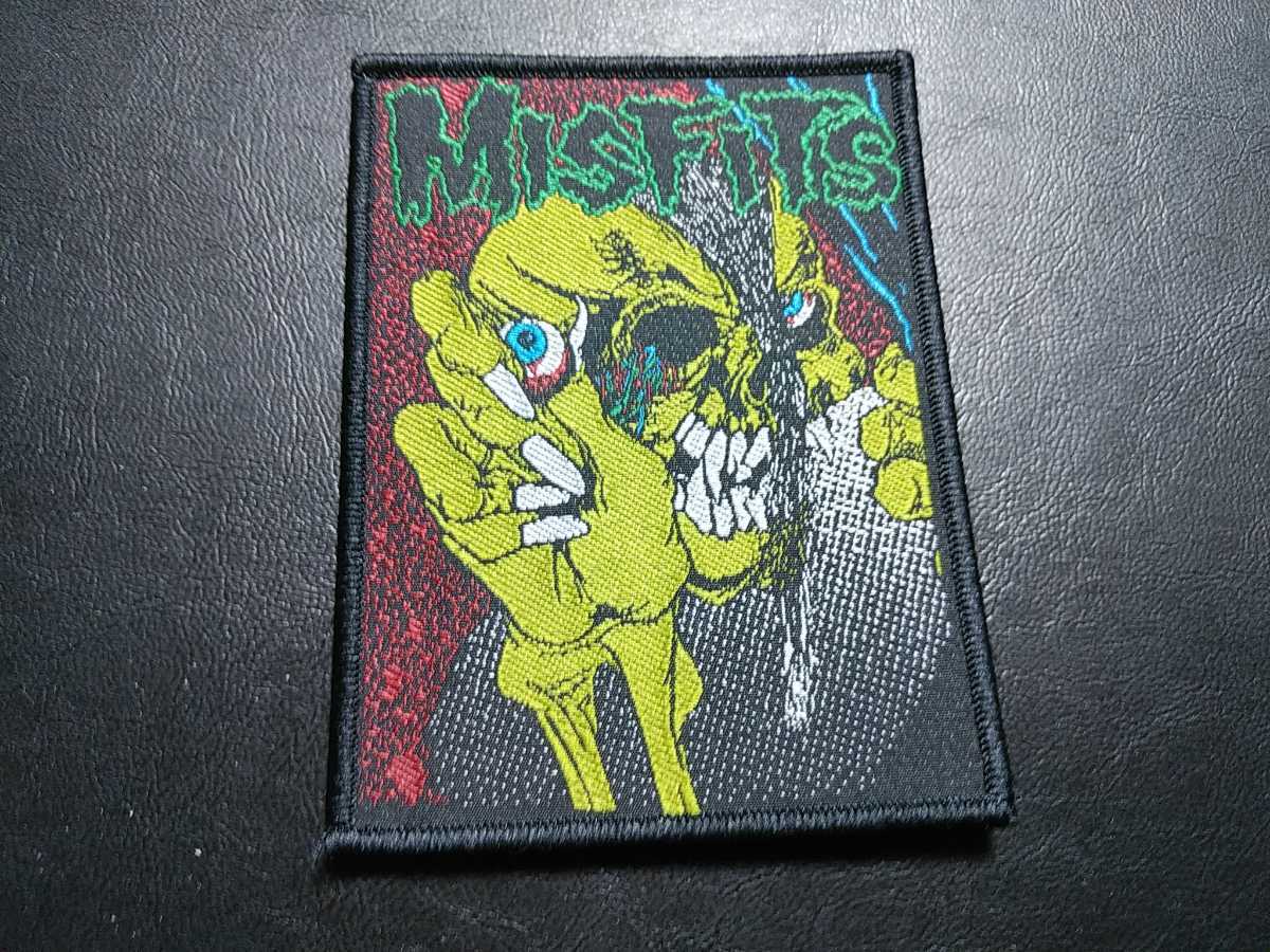 MISFITS 刺繍パッチ ワッペン eyeball ミスフィッツ / pushead danzig samhain undead suicidal tendencies s.o.d. metallca slayer拍卖