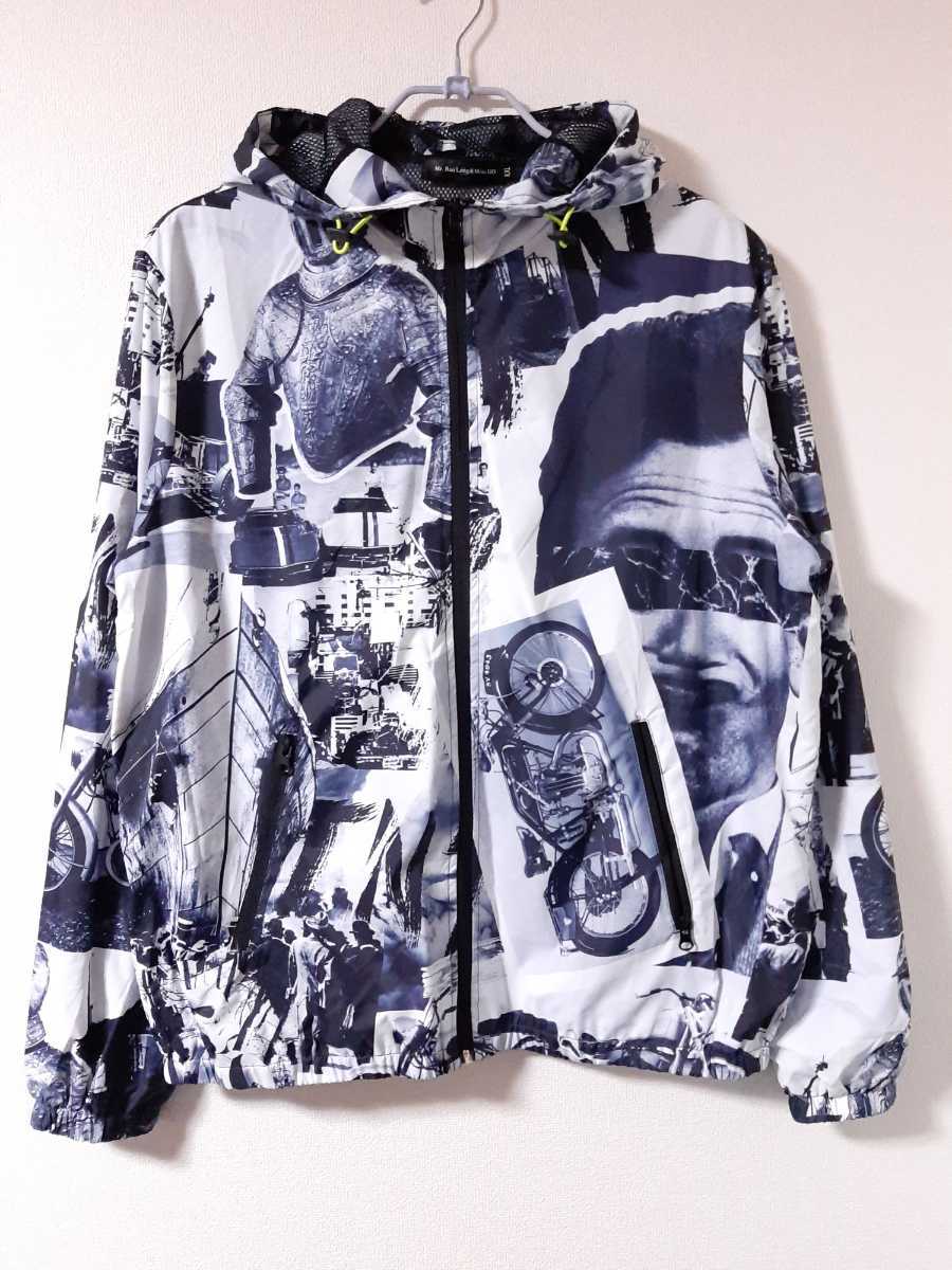 奇抜派手 総柄ナイロンブルゾン ジャケット ビッグオーバーサイズ 古着拍卖