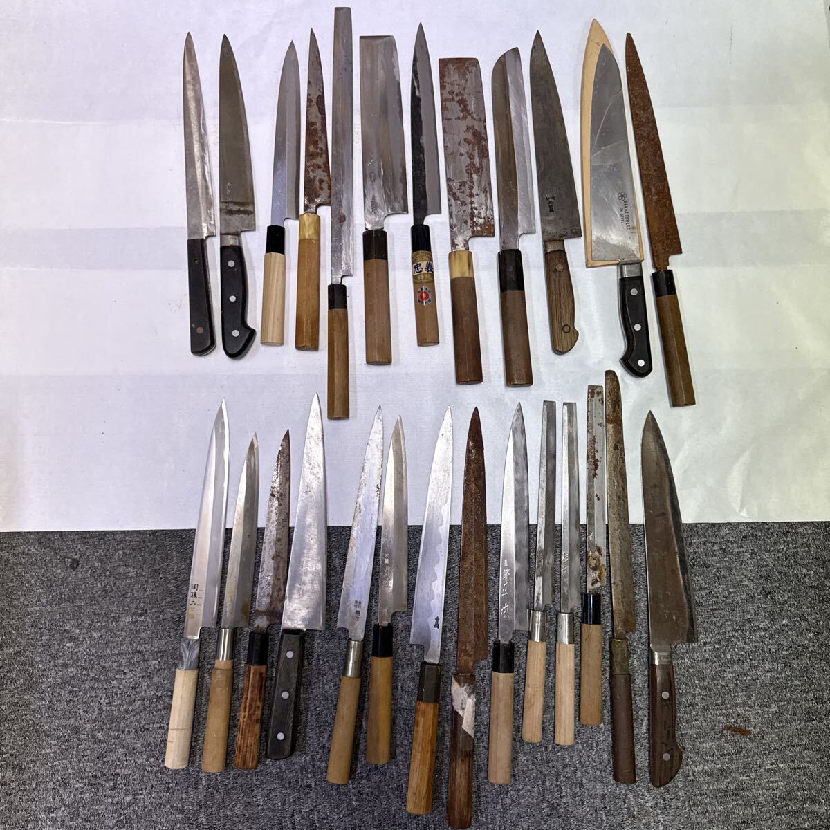 包丁 大量セット まとめ売り 和包丁 出刃包丁 刺身包丁 料理包丁 刃物 まとめF拍卖