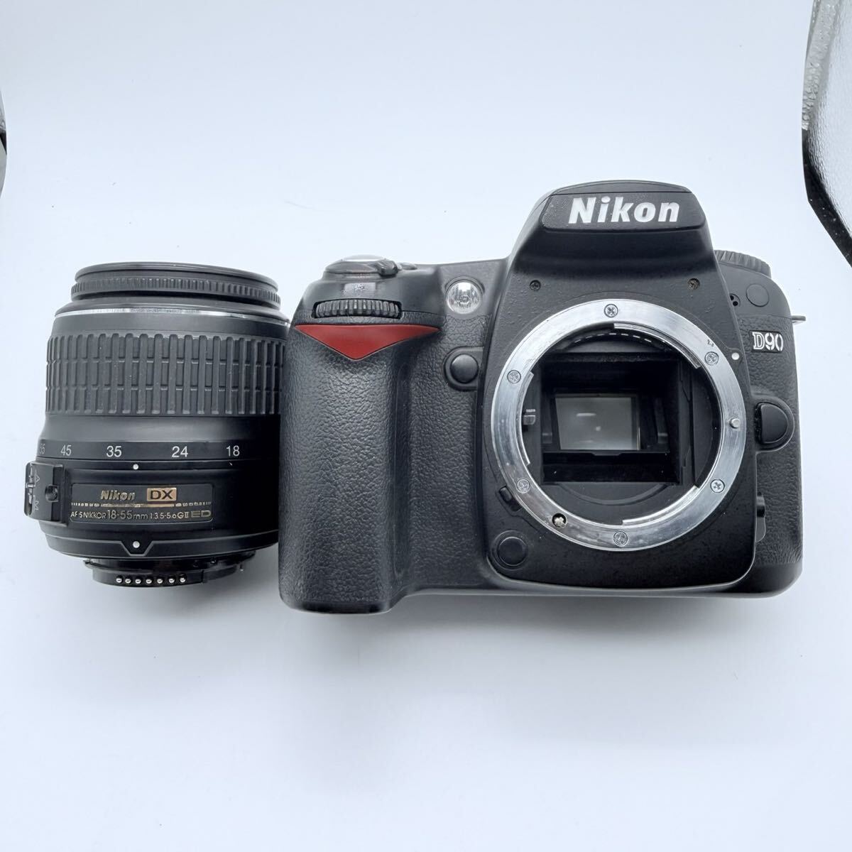 現状品 Nikon D90 Nikon AF-S DX NIKKOR ED18-55mm 1:3.5-5.6 GⅡ デジタル一眼レフカメラ ニコン拍卖