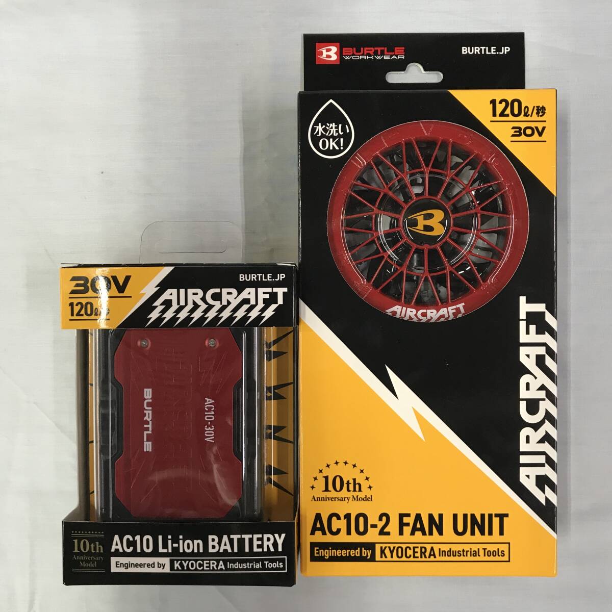 sw773 送料無料!未使用品 2026年モデル BURTLE バートル AC10/AC10-2/70 ファンバッテリーセット 空調服用拍卖