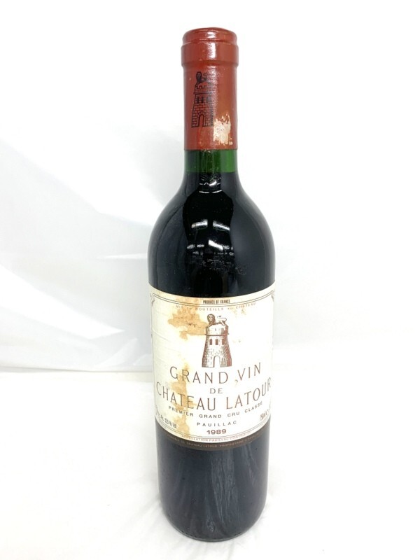 1000円スタート 果実酒 ワイン GRAND VIN DE CHATEAU LATOUR 1989 シャトー ラトゥール 1989年 750ml 12.5% 未開栓 フランス 6D51拍卖