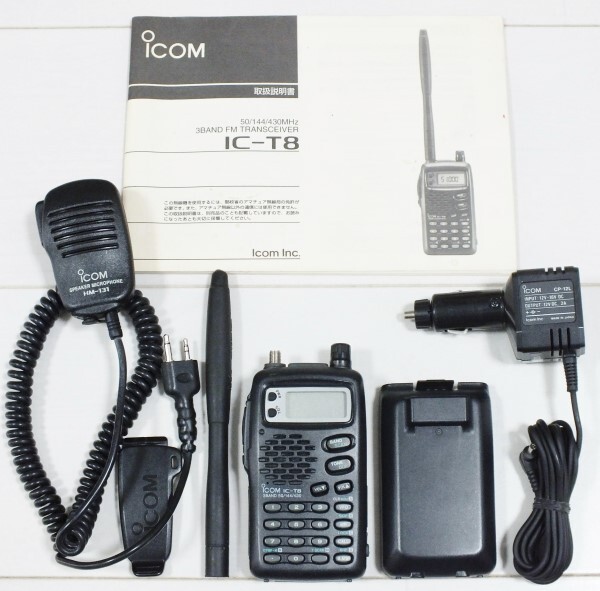 アイコム IC-T8 50/144/430MHz 3バンドハンディー機拍卖