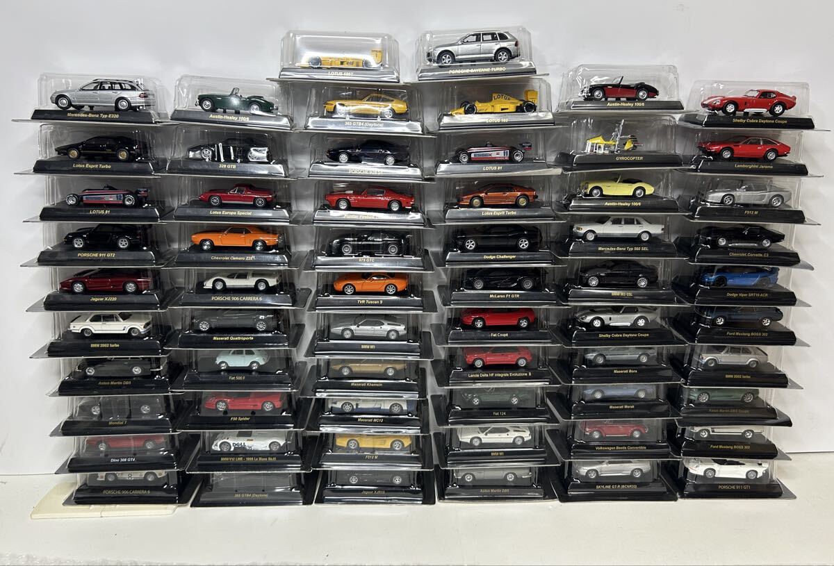 未使用 1/64 大量62台セット 京商 ミニカーコレクション Porsche Lotus BMW Ferrari 他 現状品 /6032.送100サイズ拍卖