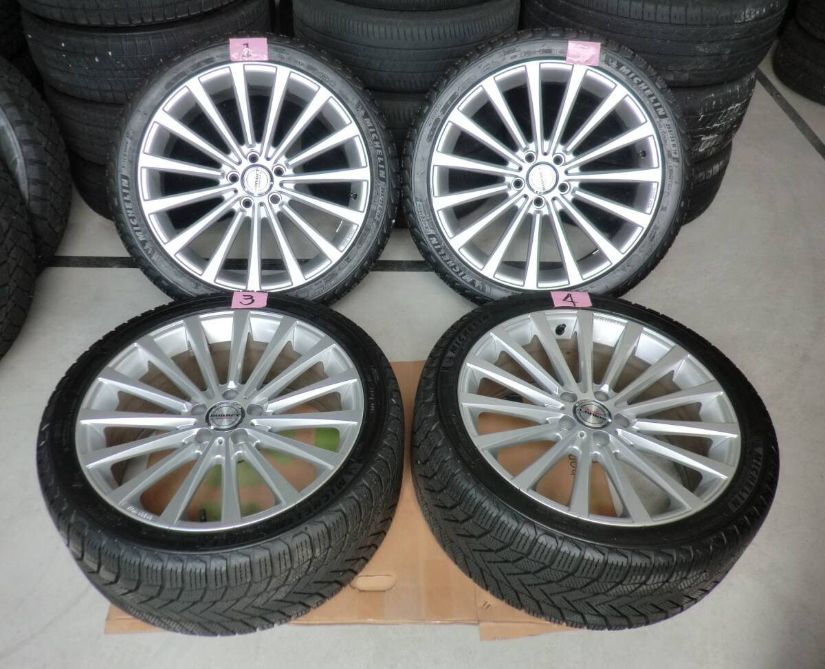◆アウディRS5◆BORBET PERMIUM BLX 19インチ 8.5J PCD112 ホイール + スタッドレス4本セット◆拍卖