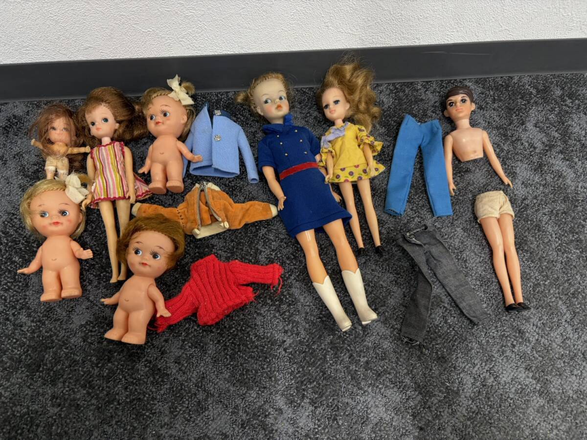 ★1円スタート★リカちゃん人形などまとめ ジャンク ソフビ 人形 当時もの 現状品拍卖