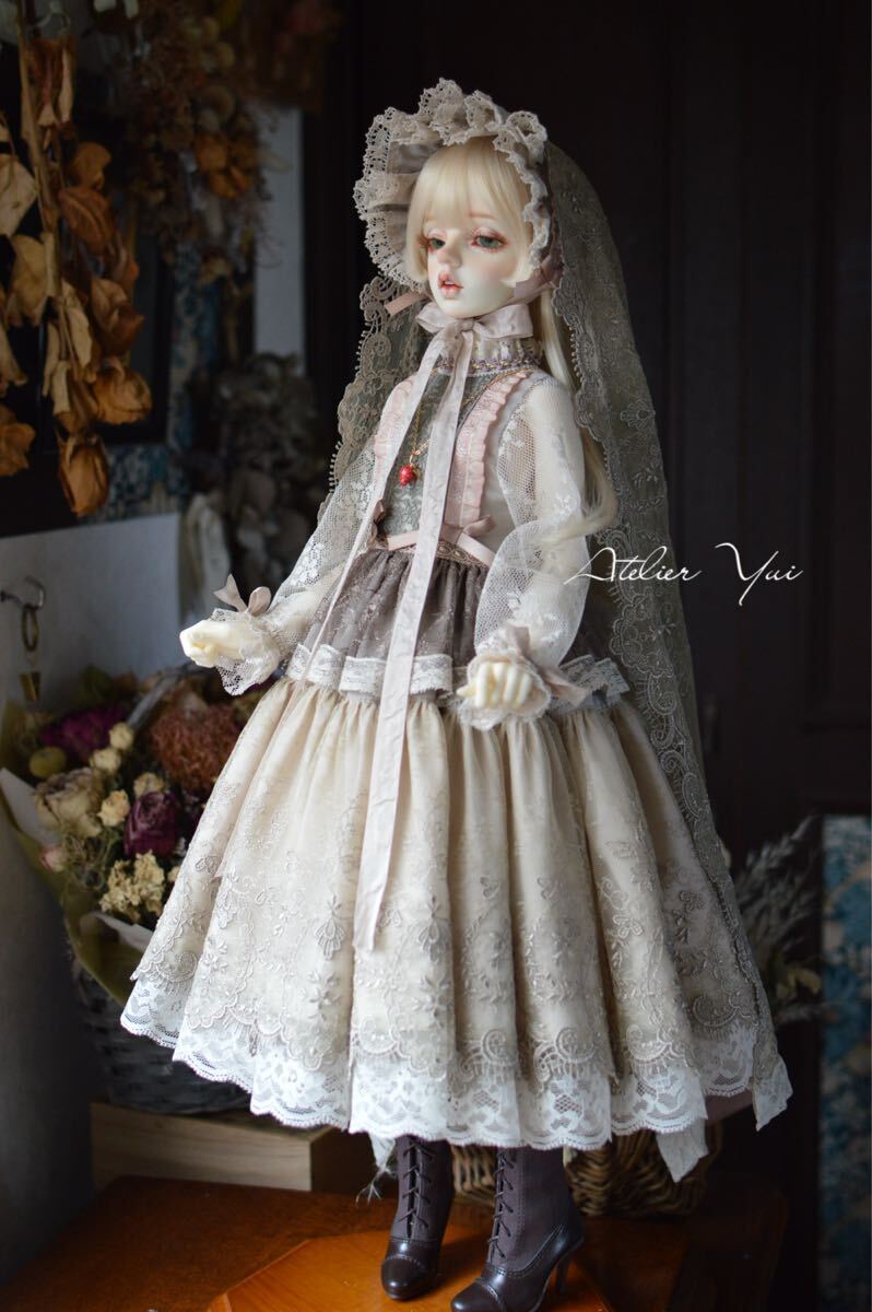 1/3ドールドレスセット ハンドメイド 《Sepia》拍卖