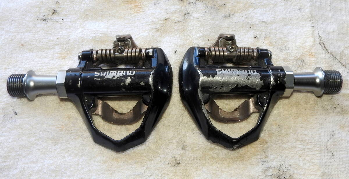 Shimano シマノ★片面SPDペダル★PD-ES600★回転良好★黒★中古品拍卖