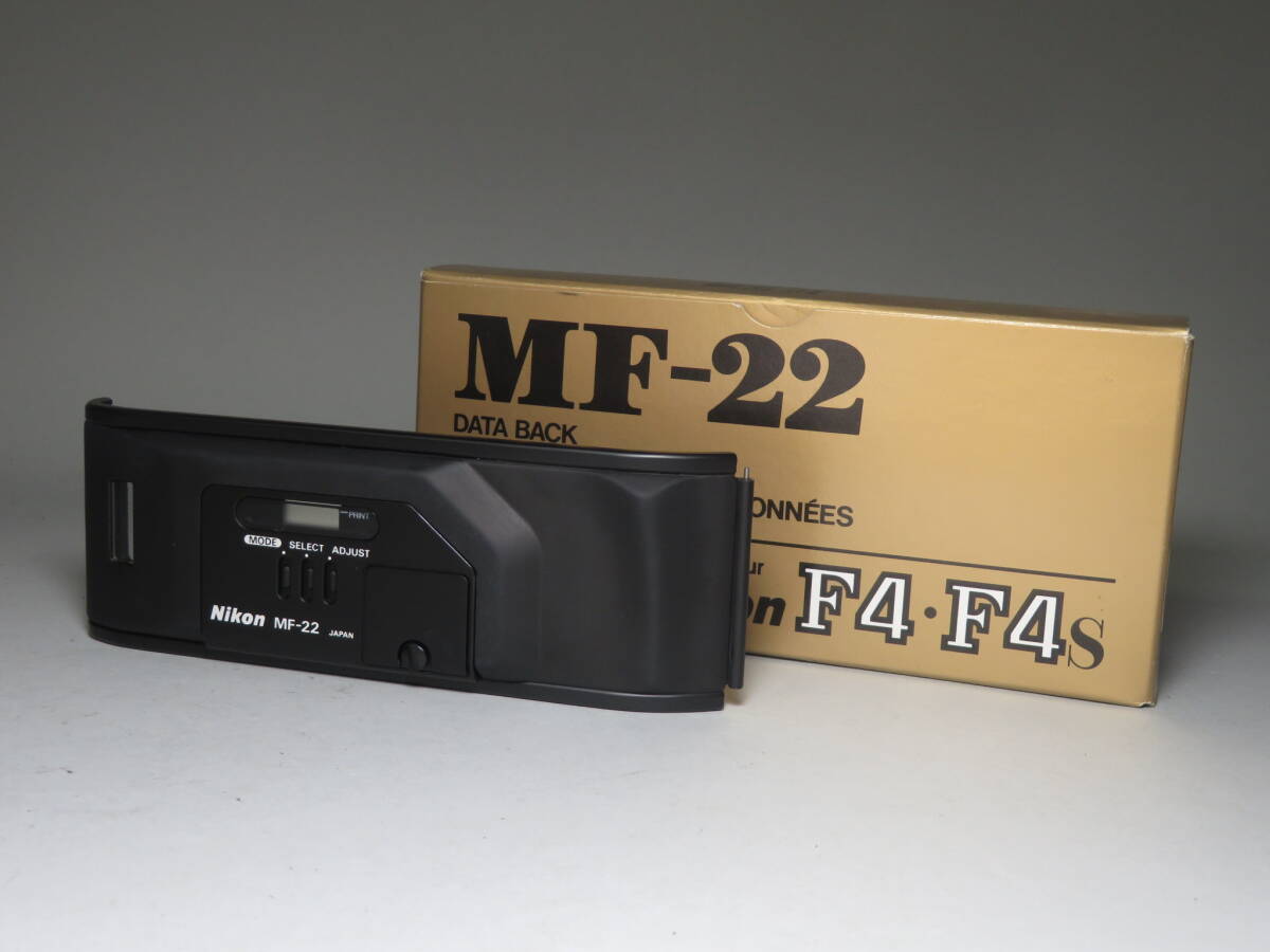 未使用品!Nikon/ニコン データバック MF-22 F4 F4S 用 現状品 元箱付 lot:53119拍卖