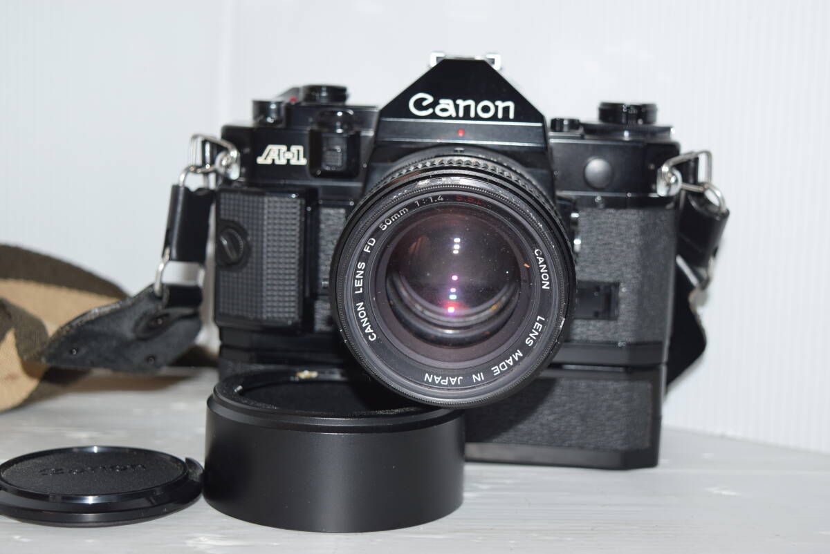 M キャノン Canon A-1 一眼レフ フィルムカメラ FD 50mm F1.4 ボディレンズセット 拍卖