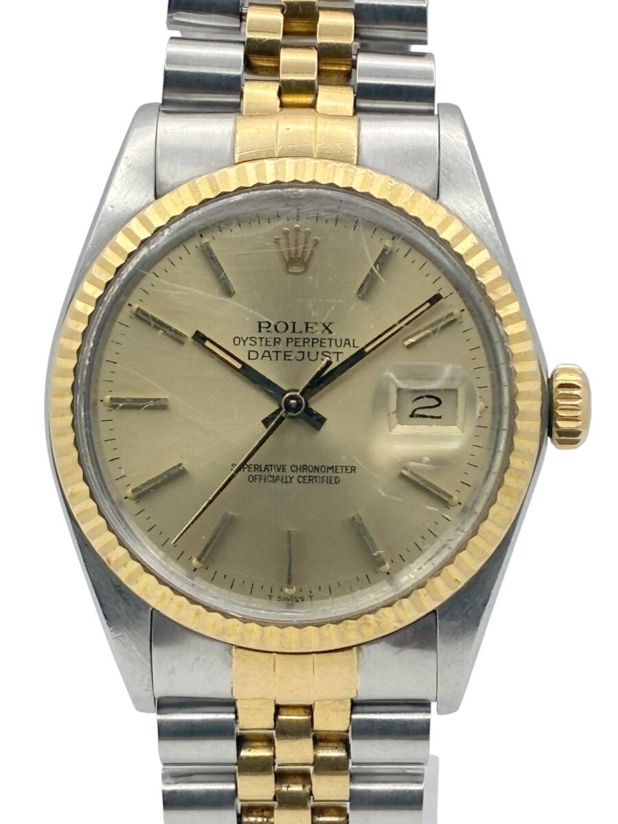 ROLEX DATEJUST 16013 ロレックス デイトジャスト YG×SS 自動巻き 稼働品 //AM135702拍卖