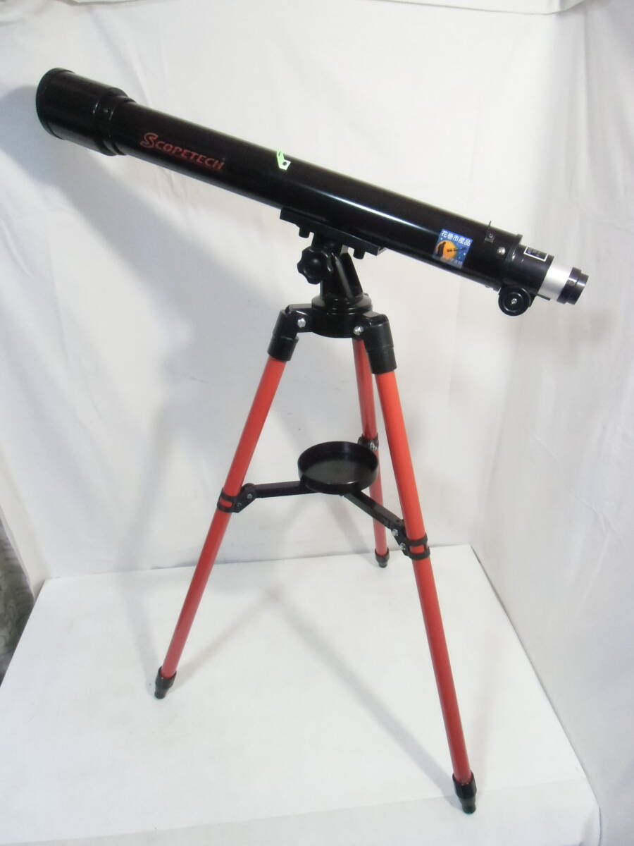 ■ SCOPETECH スコープテック 天体望遠鏡 ラプトル60 三脚・ケース付き 天体観測セット拍卖