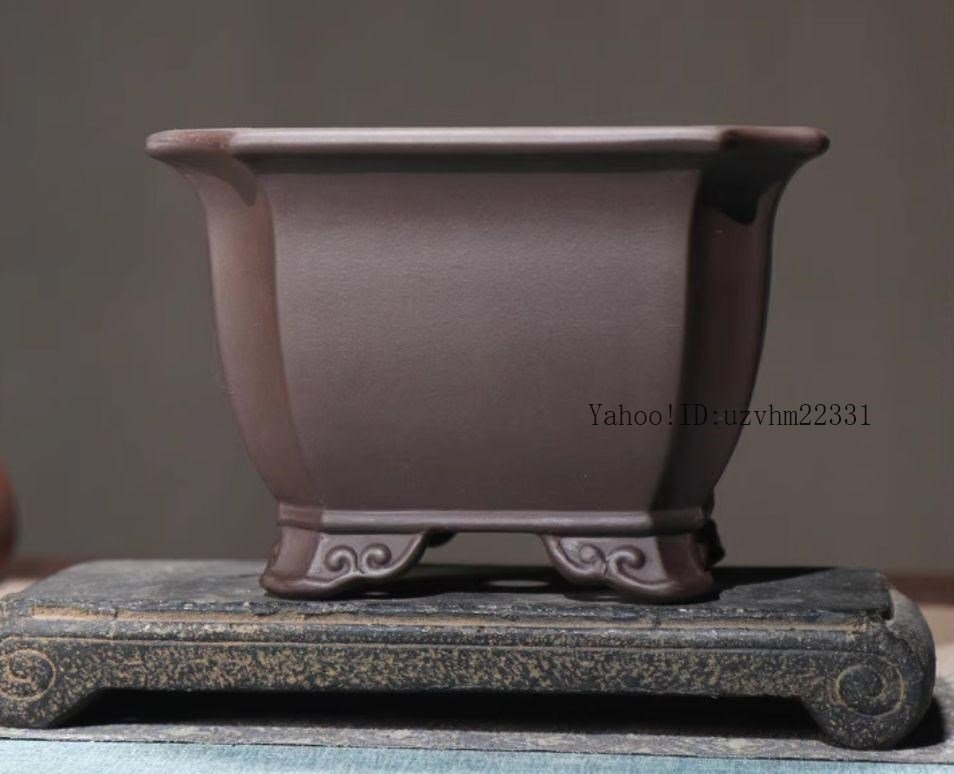 中国宜興 紫砂 鉢盆栽鉢 植木鉢 小品盆栽鉢 大品盆栽鉢拍卖