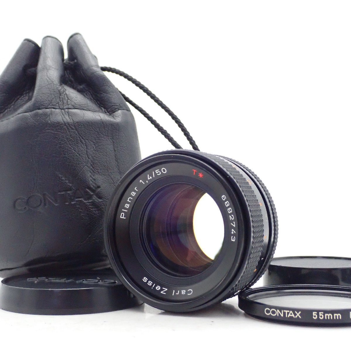 整備済 CONTAX Carl Zeiss Planar 50mm F1.4 MMJ C/Yマウント 標準 単焦点 プライム マニュアル オールドレンズ 6882743拍卖