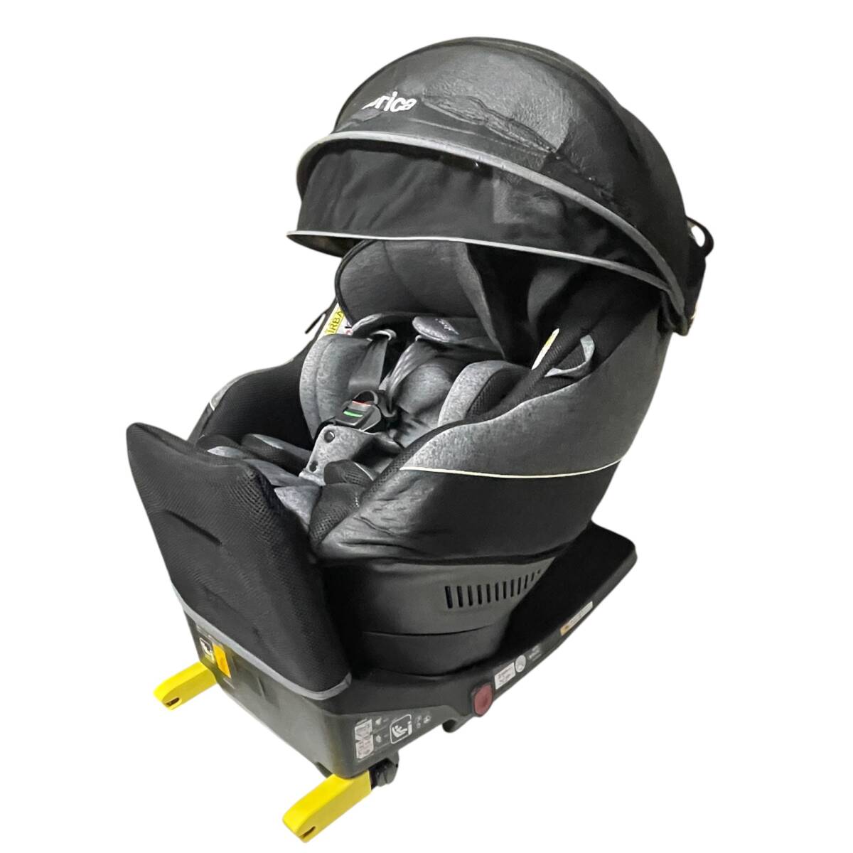 ◆Aprica アップリカ クルリラプラス チャイルドシート ISOFIX 回転式 0-15ヶ月 R129 ISOFIX 40-100cm 18kgまで Eマーク有 現状品 Q10164NN拍卖