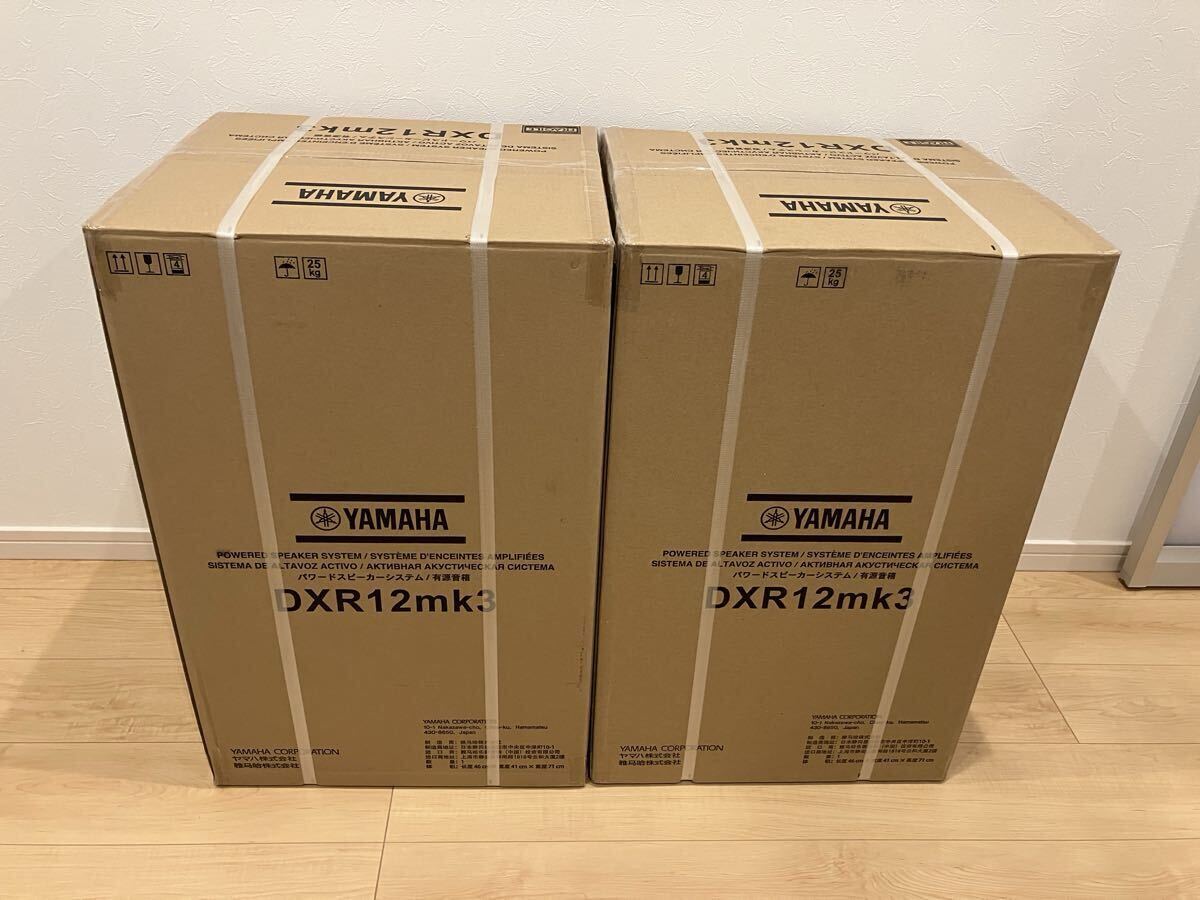 YAMAHA DXR12mk3 新製品パワードスピーカー ペア新品 最速最安出品拍卖