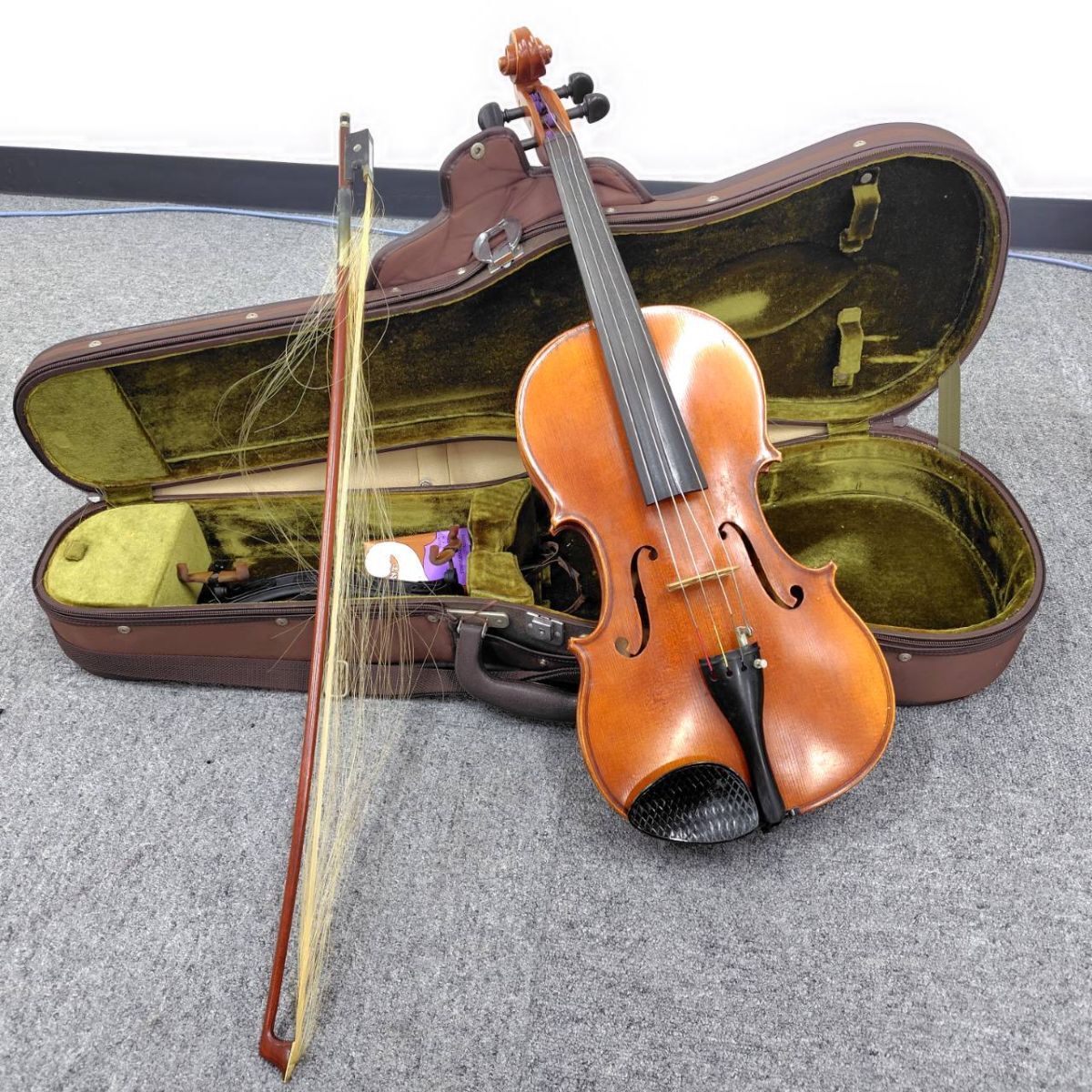 A937-Z25-365 franz kirlchnek フランツ・キルシュネック 1992 ヴァイオリン 全長約65cm バイオリン 弦楽器 音楽 アンティーク ドイツ SC拍卖