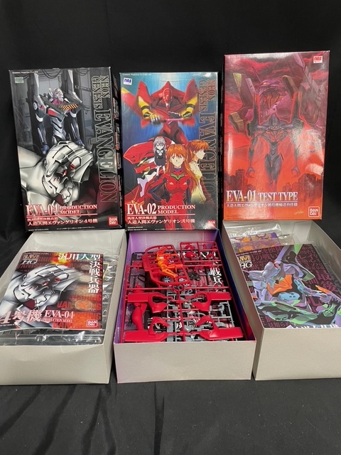 未組立 内袋未開封 LM HG 新世紀エヴァンゲリオン EVA-04 4号機 人造人間エヴァンゲリオン4号機 バンダイ BANDAI拍卖