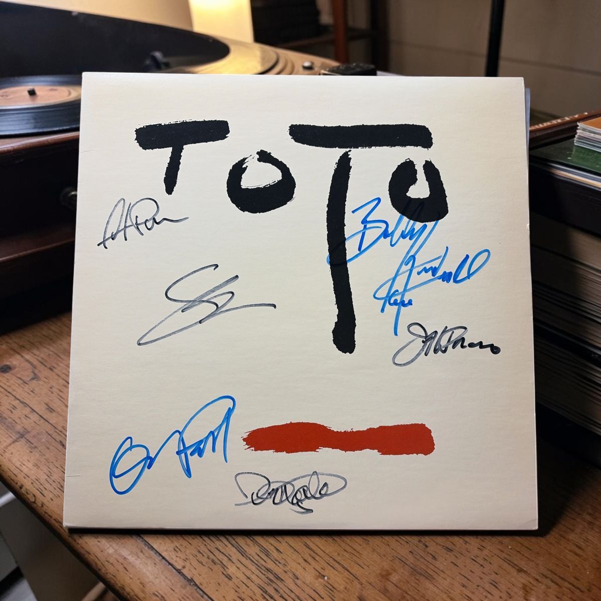 Turn Back / トト 直筆サイン入り LP 送料無料拍卖
