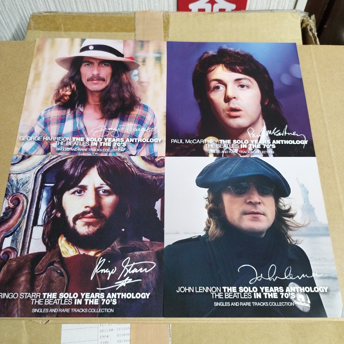 THEBEATLES THE SOLO YEARS ANTHLOGY IN THE 70'S ビートルズ ジョージ・ハリソン ポール・マッカートニ ジョン・レノン リンゴスター拍卖