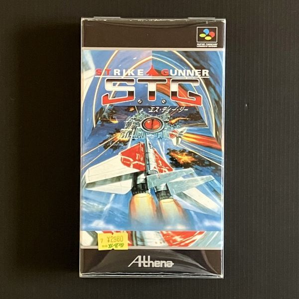 【完品】 S.T.G エス・ティー・ジー ストライクガンナー スーパーファミコン SFC スーファミ ソフト 箱 説明書 ハガキ 保護クリアケース拍卖