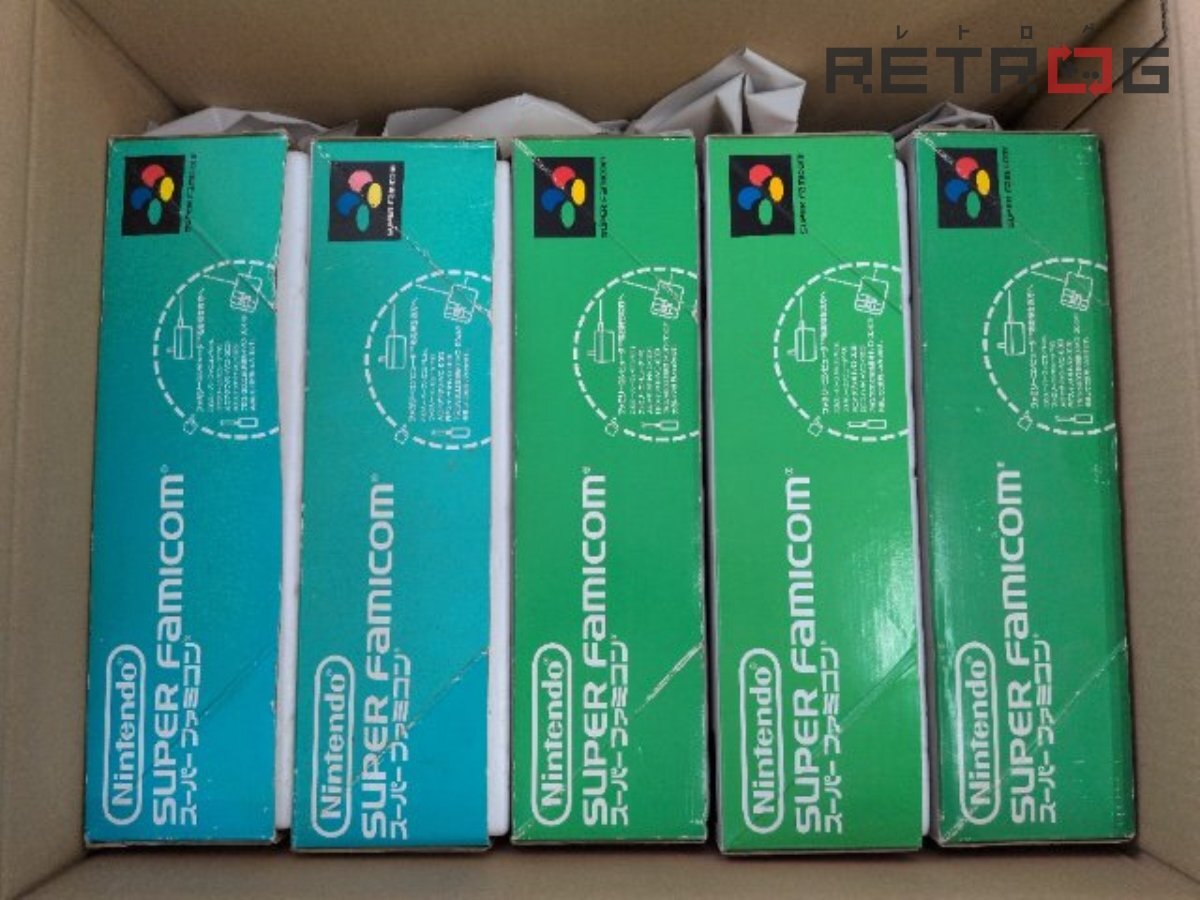 【箱付き】【ジャンク】SFC スーパーファミコン 箱付き本体のみセット 5台 スーパーファミコン SFC スーファミ拍卖