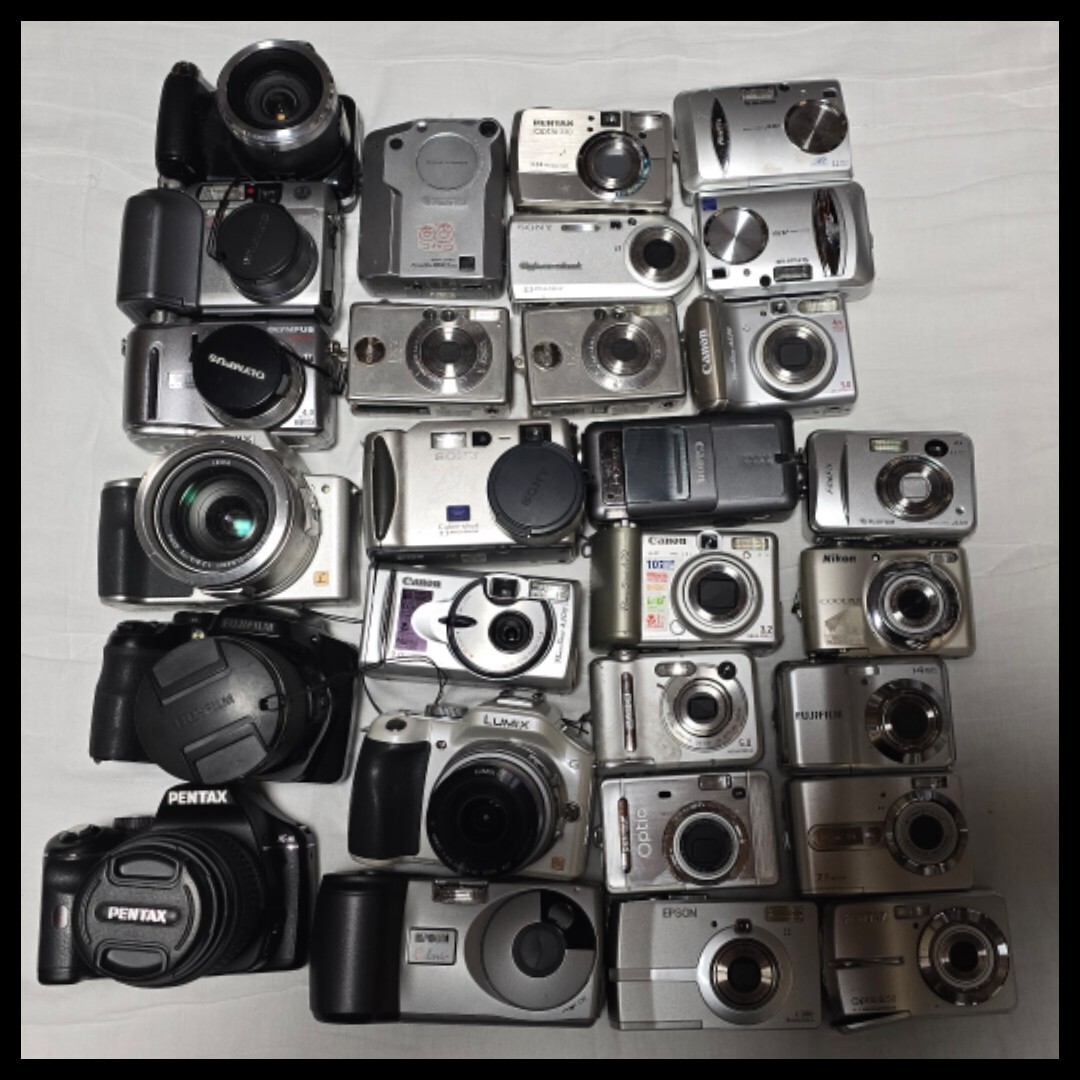 Canon キャノン Nikon ニコンOLYMPUS Panasonic LUMIX SONY Cyber-shot コンパクトデジタルカメラ FINEPIX まとめ IXY拍卖