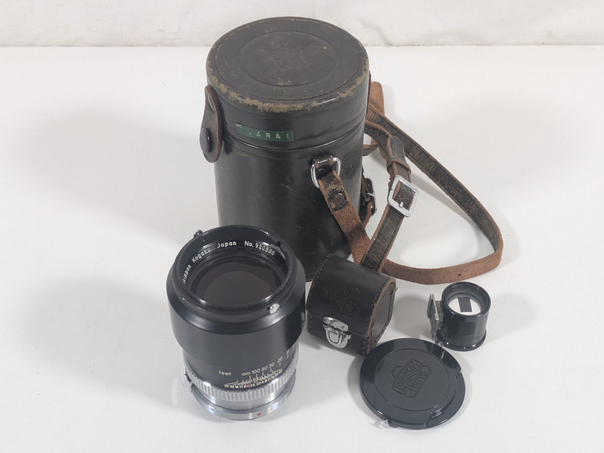 Nippon kogaku NIKKOR-P 1:2.5 f=10.5cm 日本光学 カメラレンズ ケース付き NIKON ニコン_SBV_D0219-J014拍卖