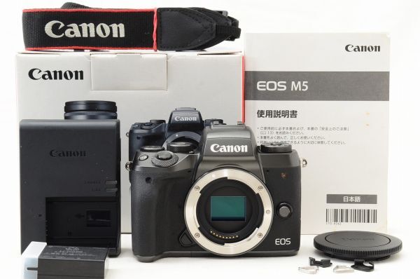 ☆並品☆ Canon キャノン EOS M5 ボディ 元箱 付属品 ♯26062102A拍卖
