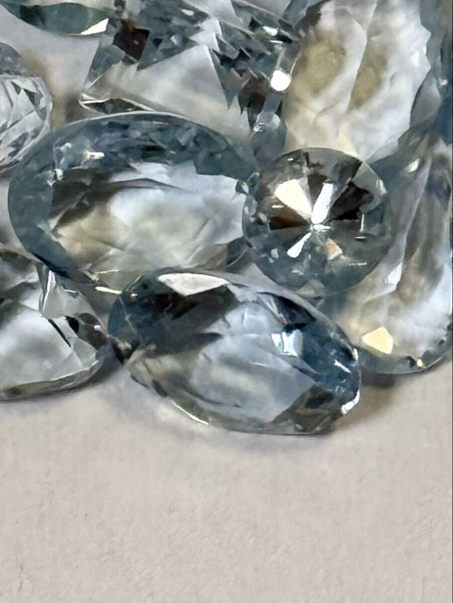 小粒【アクアマリン】おまとめ173.5ct-34.72g裸石拍卖