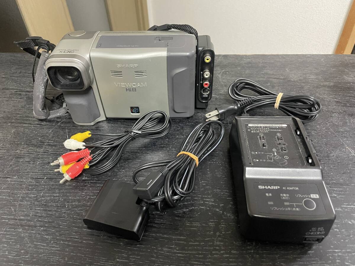ダビング用★SHRAP液晶ビューカムVL-HL80 Video8/Hi8 ビデオカメラ 260531拍卖