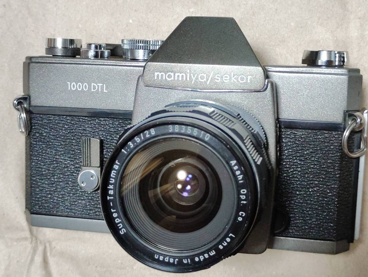 Mamiya/Sekor 1000DTL リペイント フィルムカメラ 一眼レフ マミヤ takumar オールドレンズ 動作品拍卖