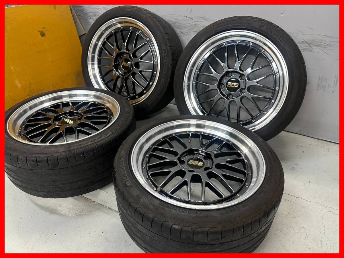 1円スタート【希少/限定品】BBS 鍛造 LM 258 259 PCD120 19インチ 20周年限定ブラックミラーカラー BMW レクサスLS 現行40アル/ヴェル 等拍卖