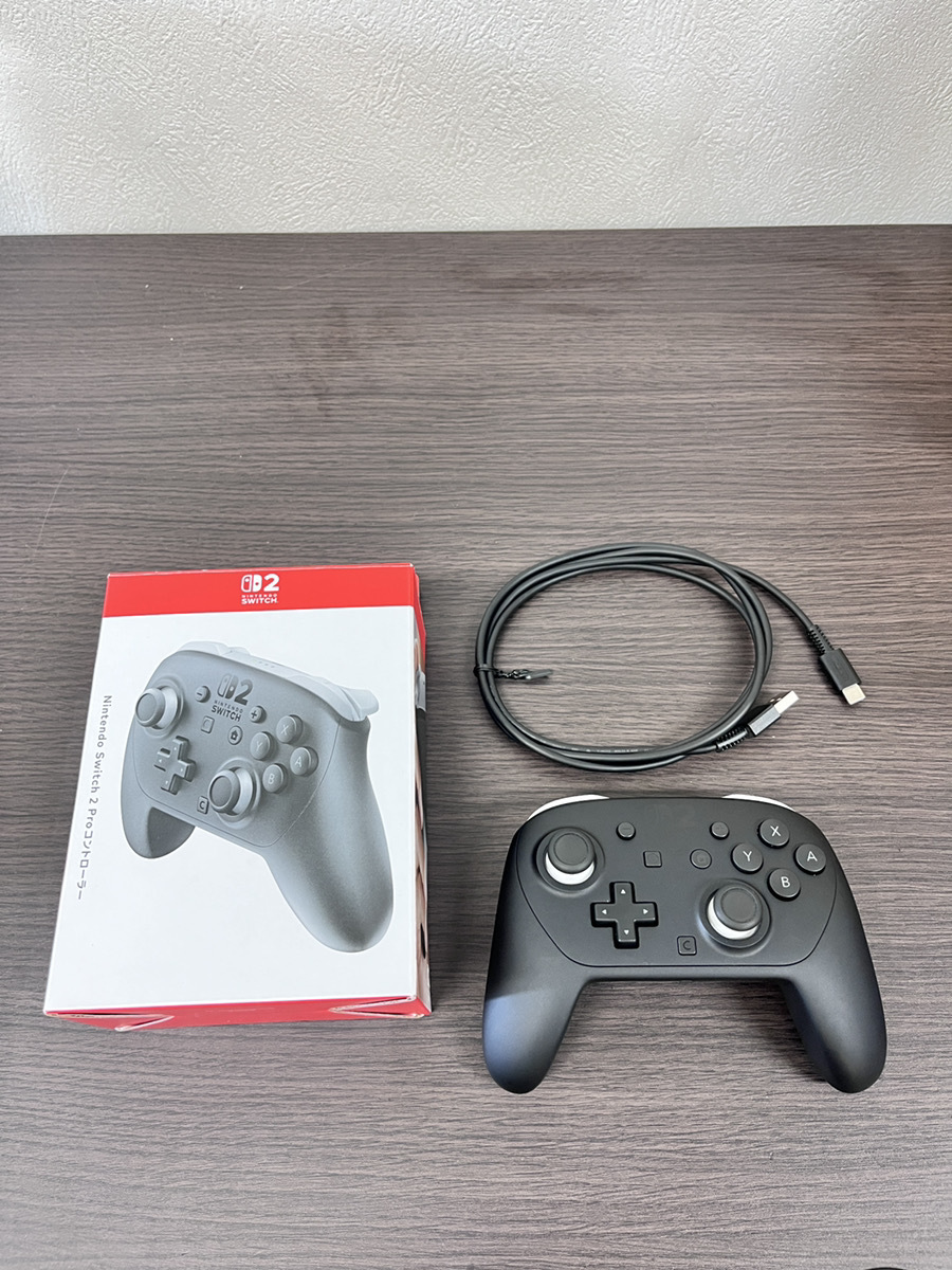 14822-060★任天堂 純正 Nintendo Switch2 Proコントローラー BEE-A-FSSKA 箱・ケーブル付属 ほぼ未使用品 プロコン★拍卖