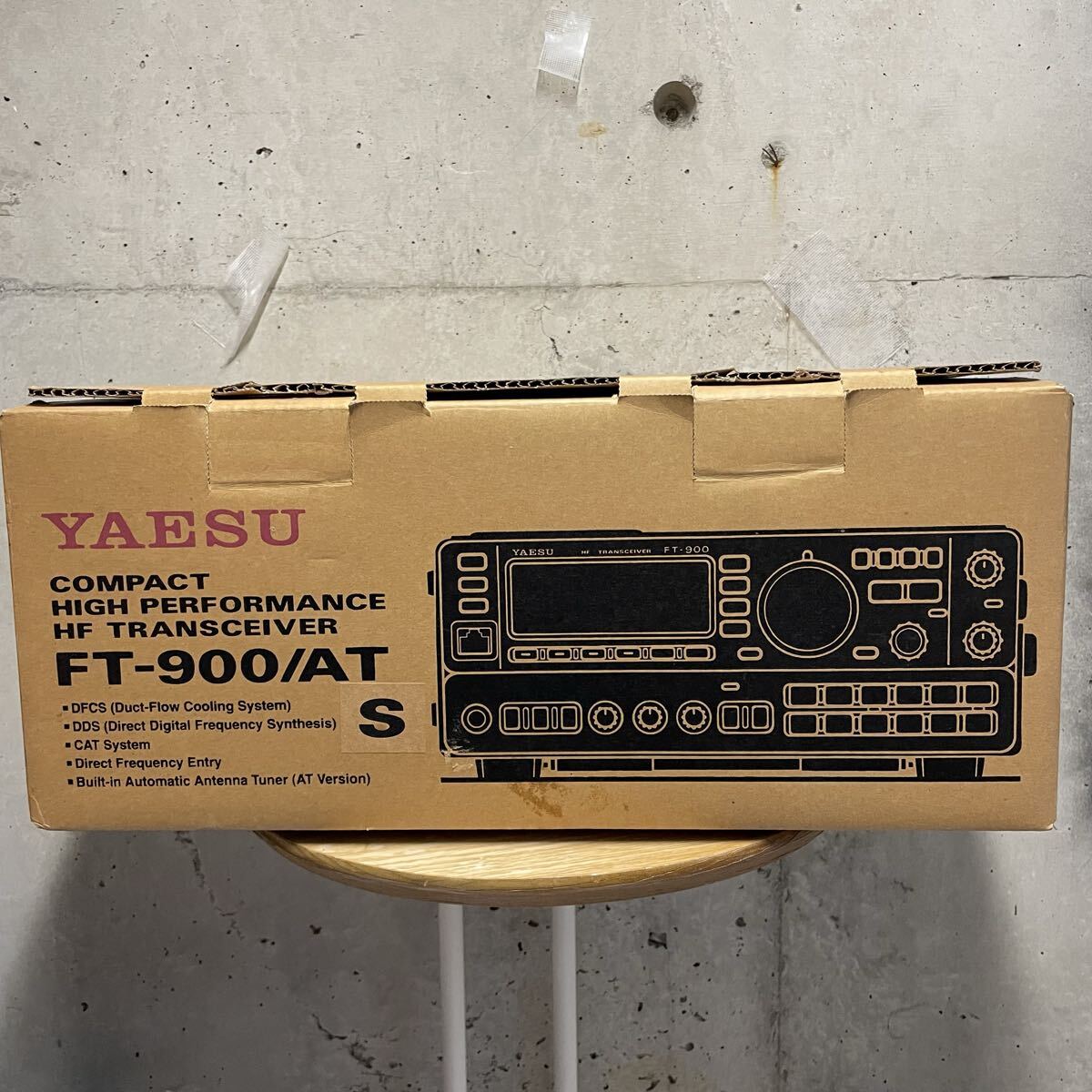YAESU FT-900/AT HFトランシーバー アマチュア無線機 美品 名機 八重洲 無線機 八重洲無線 トランシーバー 1円スタート拍卖