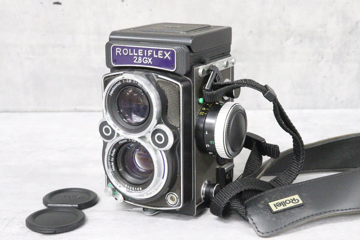【行董】Rollei ローライ フィルムカメラ 二眼レフカメラ Rolleiflex 2.8GX Planar 80㎜ AE420ABS80拍卖