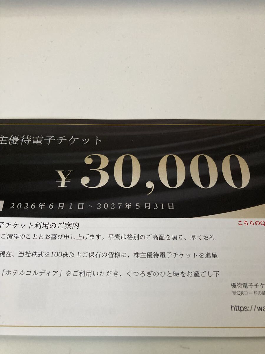 ワキタ 株主優待電子チケット拍卖