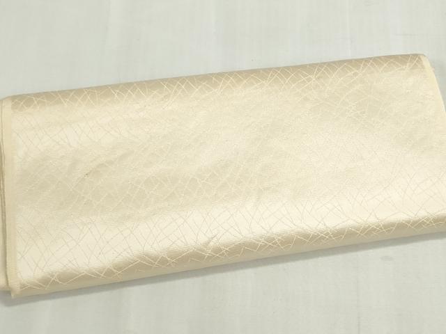 平和屋着物▼白生地 反物 着尺 芝地紋 生成り色 逸品 未使用 DABG9059we拍卖